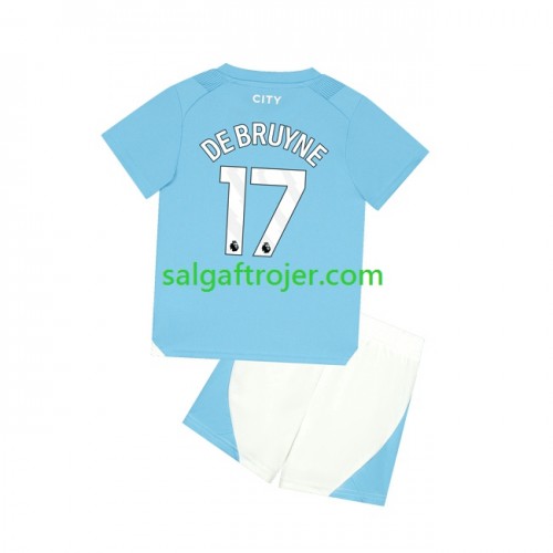 Manchester City Kevin De Bruyne 17 Fodboldtrøjer Børn Hjemmebanesæt 2023/24 Kort ærmer Manchester City Kevin De Bruyne 17 Fodboldtrøjer Børn Hjemmebanesæt 2023/24 Kort ærmer